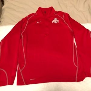 Nike Ohio State quarter zip shirt